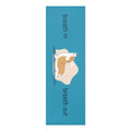 Inspirational Foam Yoga Mat - "Breathe In, Breathe Out" - Mindfulness & Relaxation