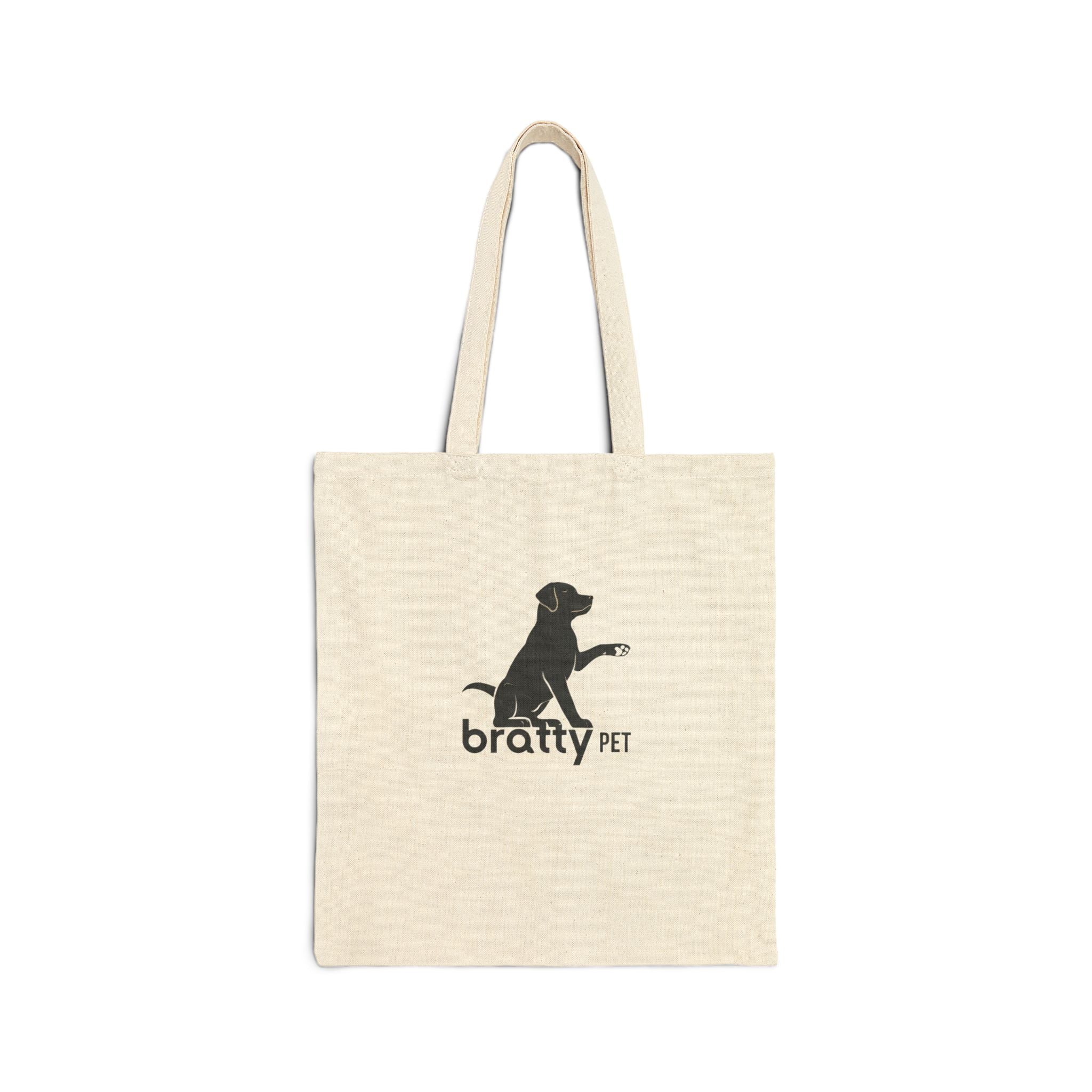 Bratty Pet Cotton Canvas Tote Bag
