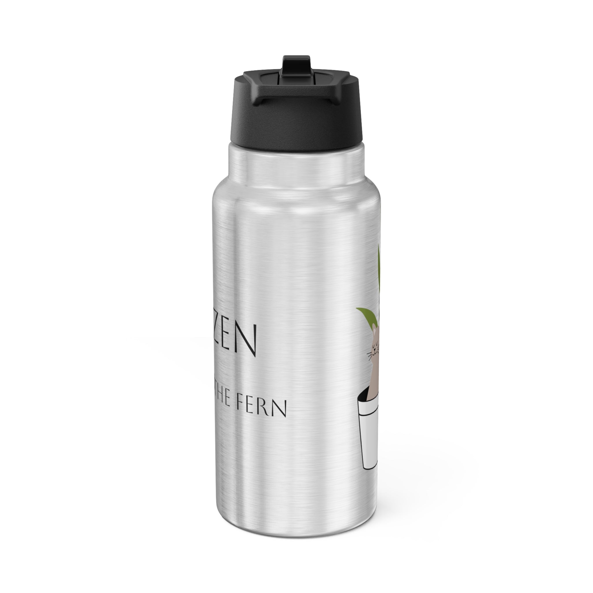 TOTAL ZEN Tumbler, 32oz, "Keep Chewing On The Fern"