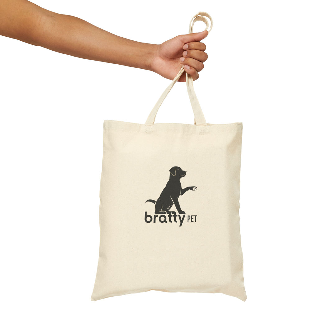Bratty Pet Cotton Canvas Tote Bag