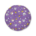 Cute Cat & Dog Tufted Floor Pillow – Fun, Pet-Themed Round Cushion for Cozy Living Spaces