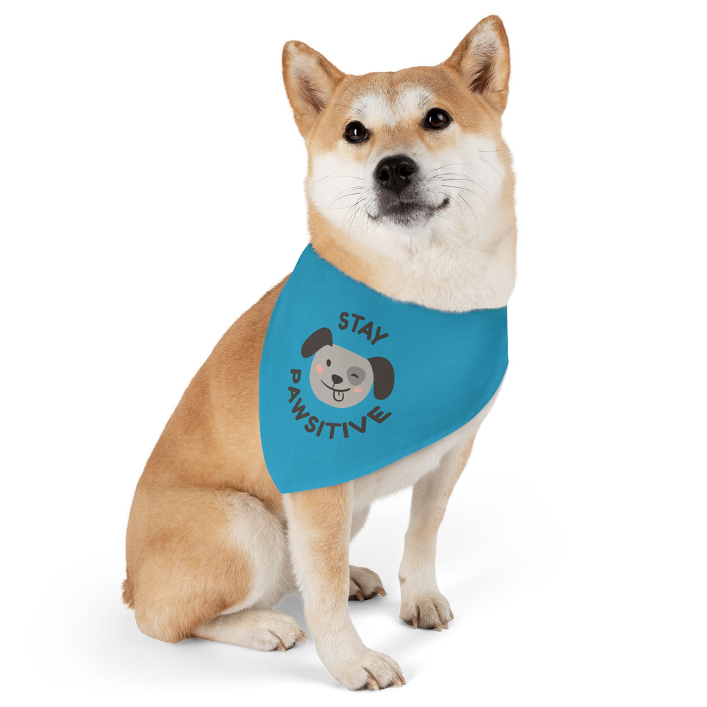 Stay Pawsitive Pet Bandana Collar