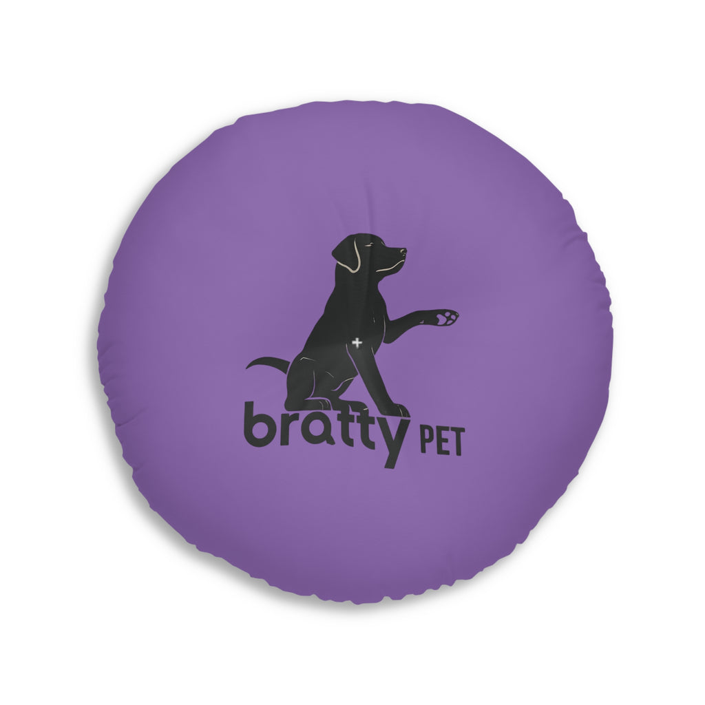Cute Cat & Dog Tufted Floor Pillow – Fun, Pet-Themed Round Cushion for Cozy Living Spaces