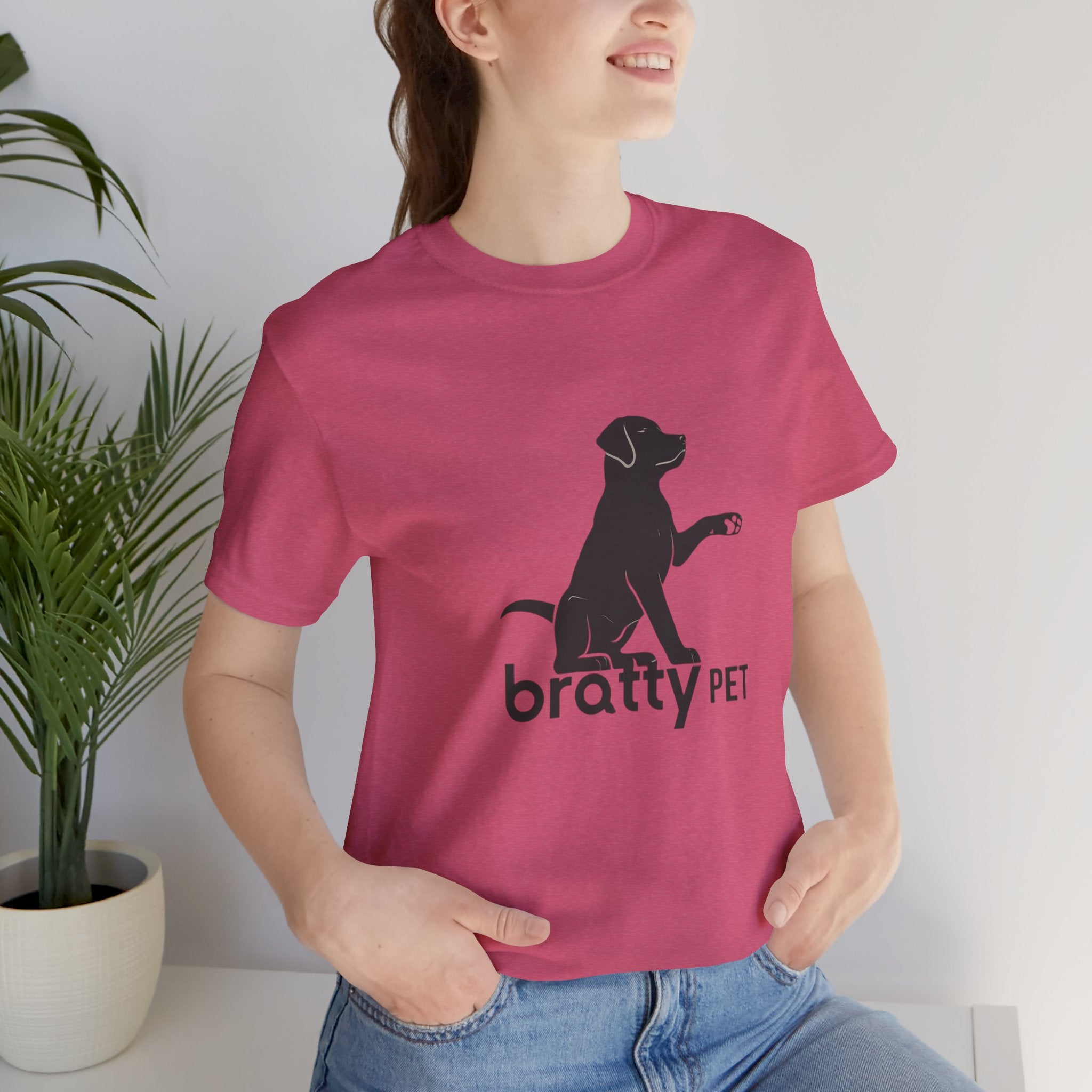 Bratty Pet Unisex Jersey Short Sleeve Tee